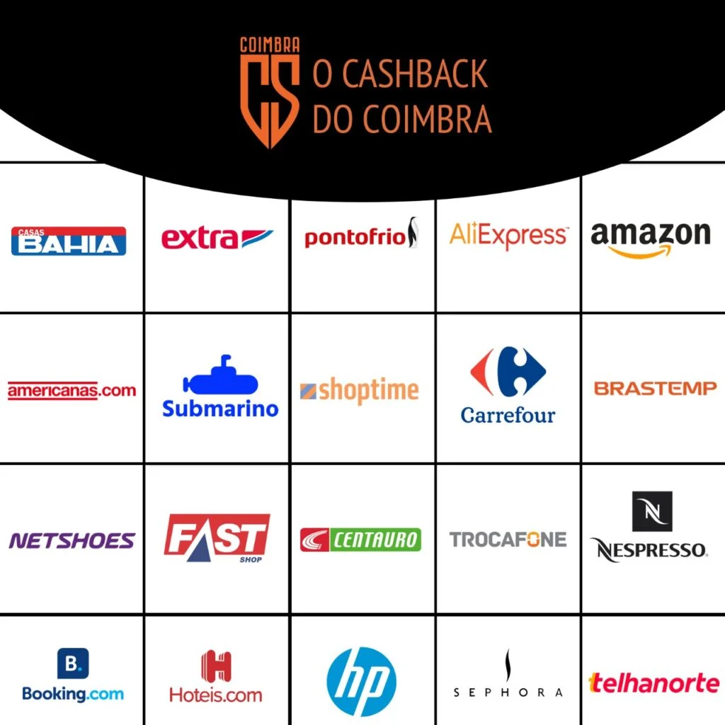 CHEGOU O CASHBACK DO COIMBRA! CHEGOU O CASHBACK DO COIMBRA!