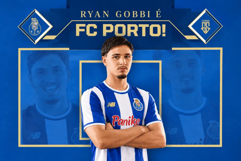 DO COIMBRA PARA A EUROPA: RYAN GOBBI ASSINA COM O FC PORTO